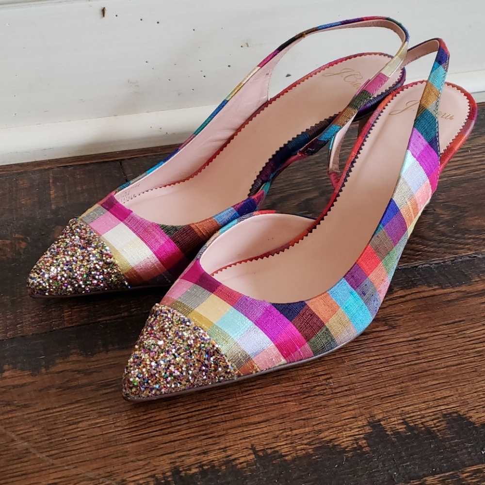 COPY - J Crew Colette slingback d'Orsay pumps L5191